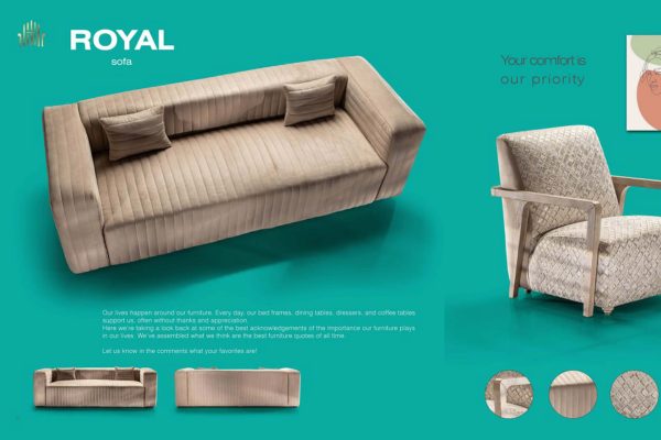 مبلمان رویال سفید