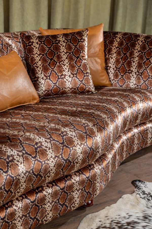 مبلمان چرم راحتی مکزیکی رنگ عسلی - Image 11