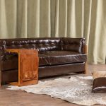 مبلمان راحتی چرم پلاس رنگ قهوه ای سوخته