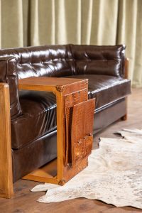 مبلمان راحتی چرم پلاس رنگ قهوه ای سوخته - Image 11