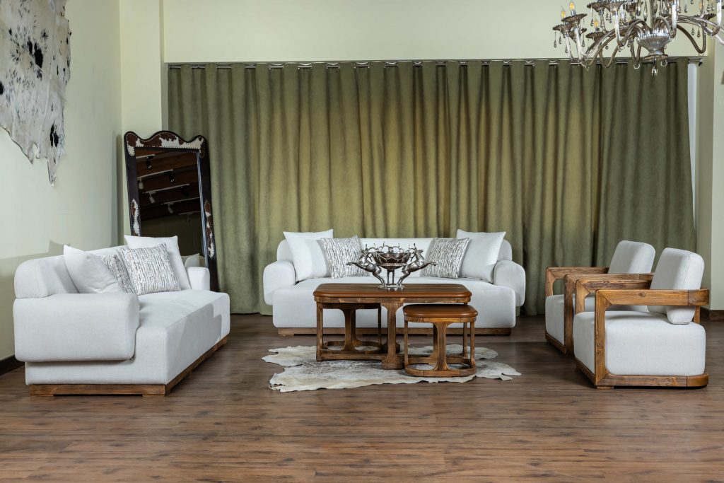 مبلمان راحتی رنگ سفید