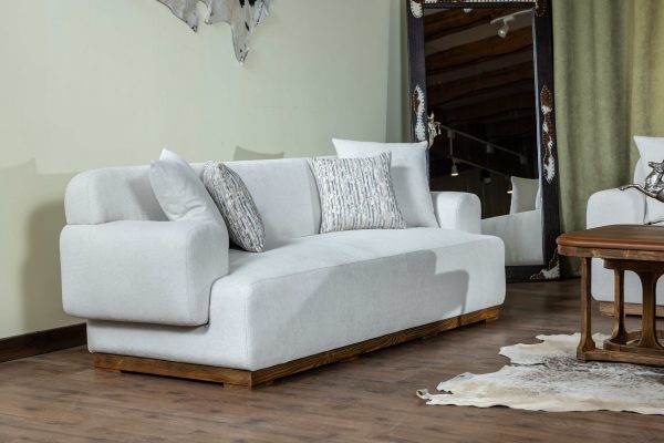 مبلمان راحتی رنگ سفید - Image 5