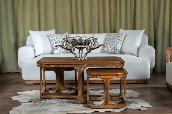 مبلمان راحتی رنگ سفید - Image 7