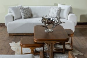 مبلمان راحتی رنگ سفید - Image 8