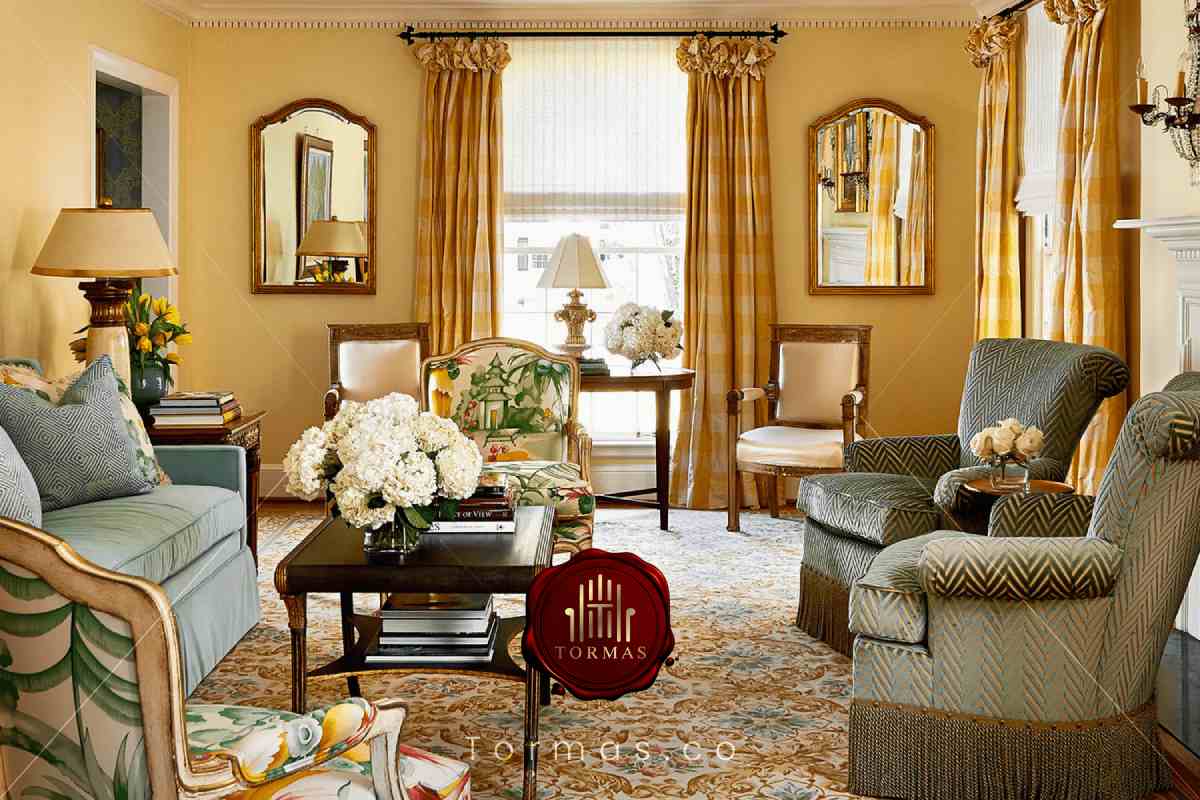 ست کردن مبل انگلیسی کلاسیک با دکوراسیون منزل