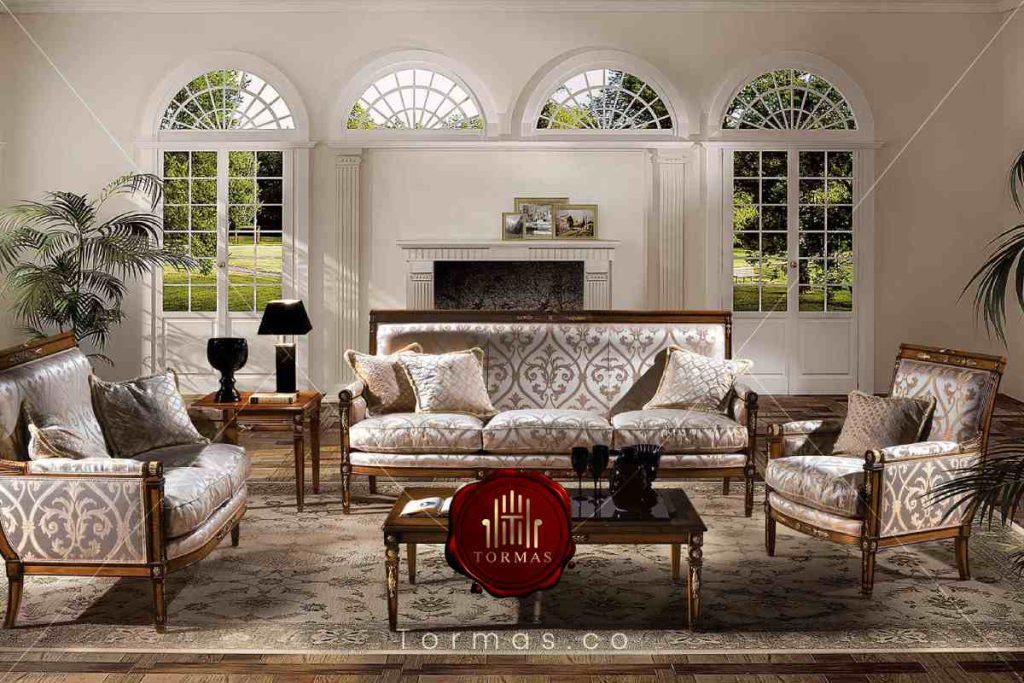 مبل نئو کلاسیک انتخاب اول خانه‌ های لاکچری