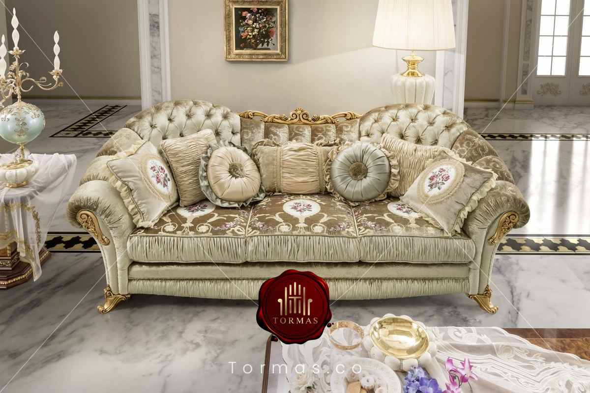مبل کلاسیک ایتالیایی با پارچه یا چرمی؟ مبل کلاسیک ایتالیایی پارچه ای