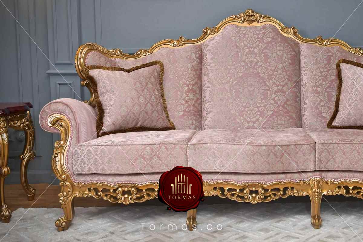 مبل کلاسیک ایتالیایی با پارچه یا چرمی