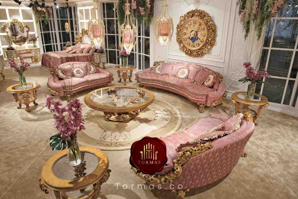 ابعاد استاندارد مبل کلاسیک ایتالیایی ابعاد استاندارد مبل کلاسیک ایتالیایی