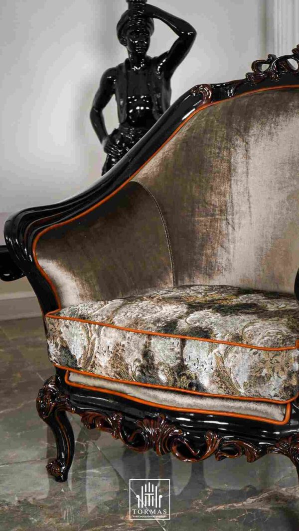 مبلمان راحتی چرم پلاس رنگ قهوه ای - Image 6