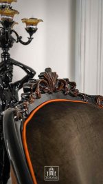 مبلمان راحتی چرم پلاس رنگ قهوه ای - Image 9