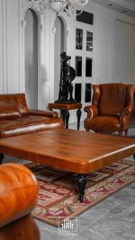 مبلمان چرم راحتی مکزیکی