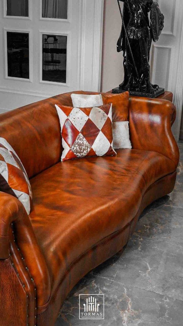 مبلمان چرم راحتی مکزیکی