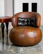 مبلمان چرم راحتی امریکایی - Image 5