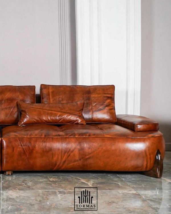 مبلمان چرم راحتی امریکایی - Image 3