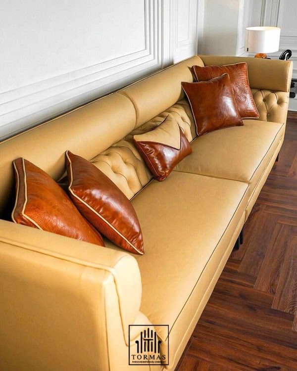 مبلمان چرم راحتی کالیفرنیا - Image 6