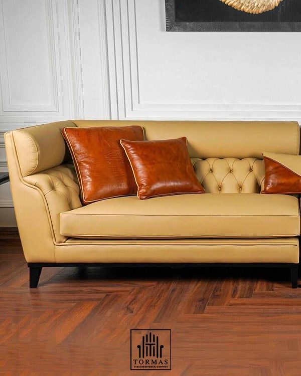 مبلمان چرم راحتی کالیفرنیا - Image 19