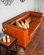 مبلمان چرم راحتی کالیفرنیا - Image 21