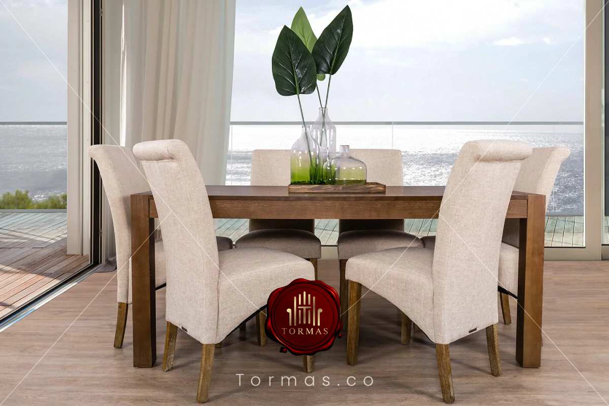 ابعاد میز ناهارخوری ۶ نفره