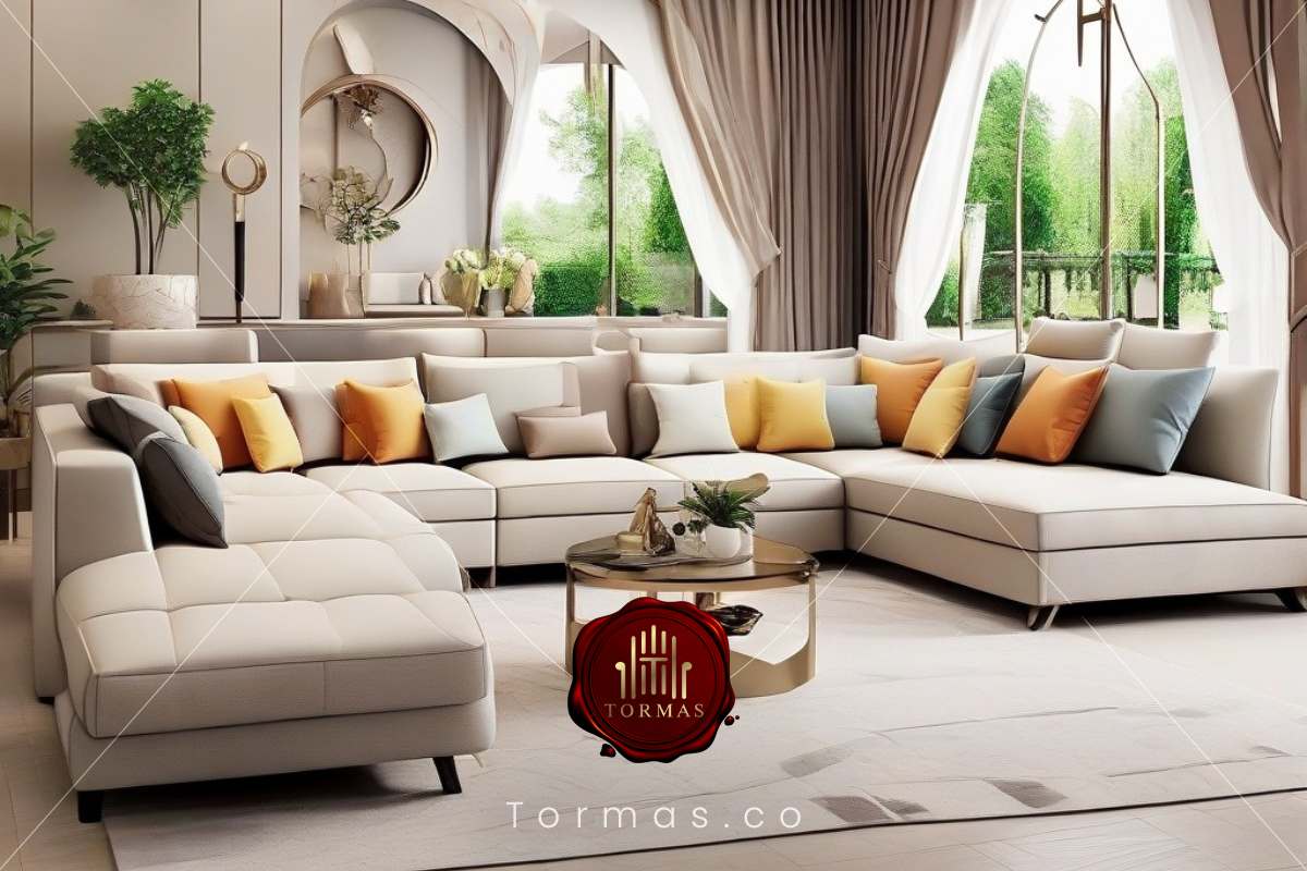 9-seater sofa arrangement